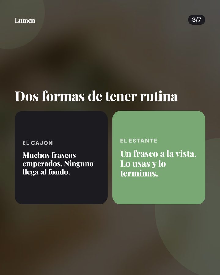 Carrusel de ejemplo para Lumen: Abre el cajón del baño (3 de 4)